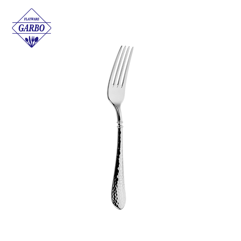 Classic design sliver dinner fork with mirror polish 