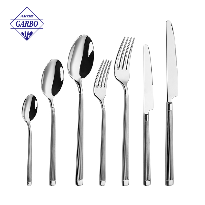 Amazon best selling silver stainless steel flatware