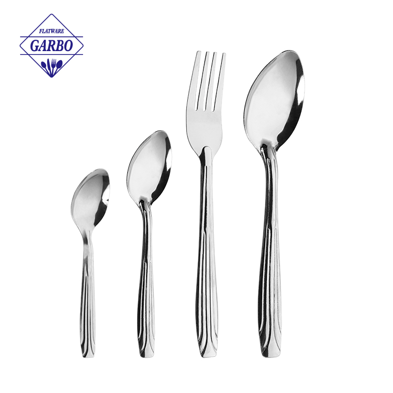 Factory Cheap Price 410SS Tumble Polished Cutlery Set