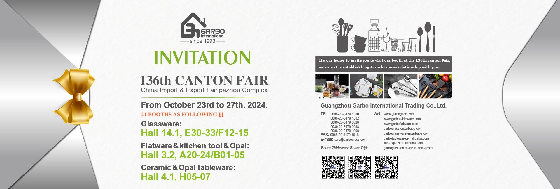 136 flatware canton fair